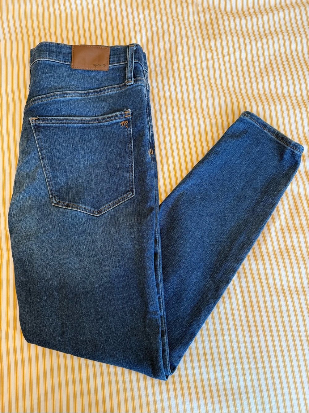 Madewell Women’s 11” Roadtripper Dark Blue Skinny Jeans
